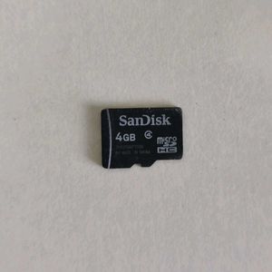 Memory Card 4 GB Sandisk