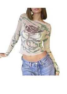 NEWME Abstract print Top