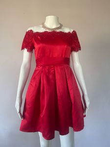 Red Off-Shoulder Party Dress DO NOT BARGAIN