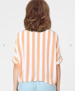 Striped Shirt With Tieup
