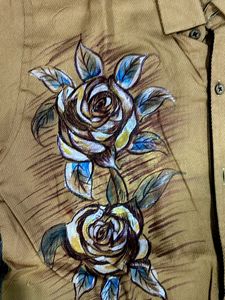 Albino Premium Party Wear Hand Painted EthnicShirt