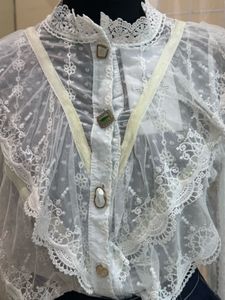 Lace Top &amp; Denim Skirt Set