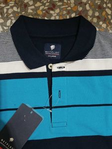 Stylish Striped Polo Shirt