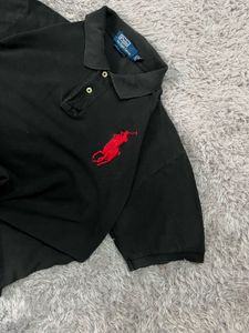 Ralph lauren charcoal grey polo
