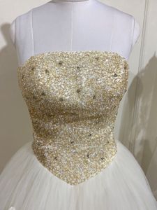 Gold &amp; Ivory Princess Gown