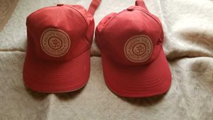 Set of two Red  Caps