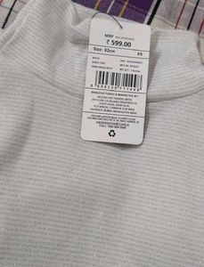 White Turtleneck Top - New with Tag