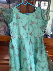 Floral Green Dress