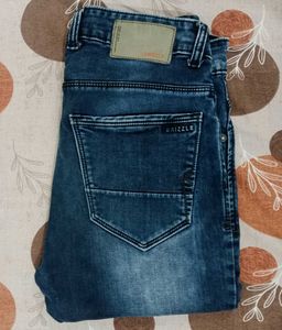 Dark Night Blue Jeans Slim Fit Mid Rise