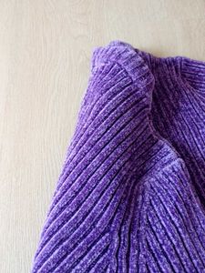Purple Wooly Fitted Top