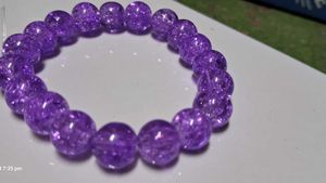 Purple Beaded Bracelet