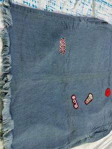 Denim Patch Dress