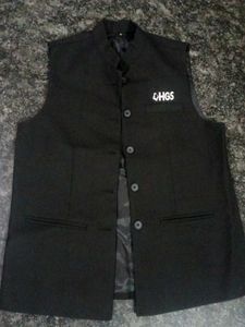 Black Formal Waistcoat