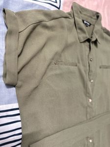 Annabelle Olive Green Top