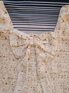 Floral Print Peplum Top
