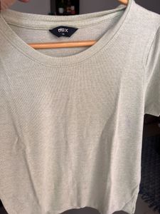 Mint Green Pearl Detail Top