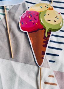 3 Soft Toys, Birthdays Card And Sticks