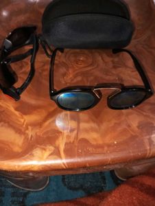 Combo Two SunglassBlack Framed Sunglasses with Cas
