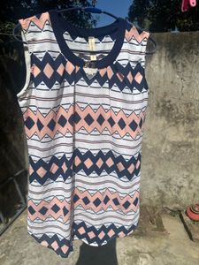 Patterned Sleeveless Top