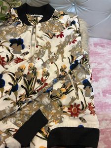 Printed Bomber Jacket