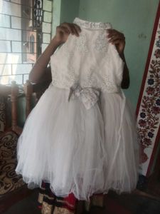 Elegant White Party Dress