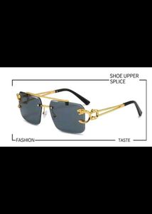 Gold Accent Gradient Lens Sunglasses