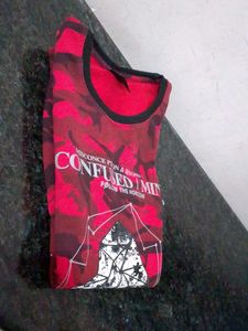 Red Camouflage Tshirt