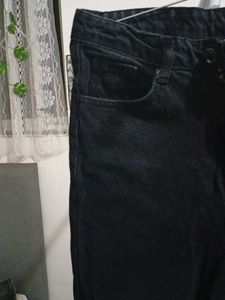 Black Straight Leg Jeans