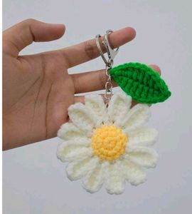 Crochet Flower Keychain(Any One)
