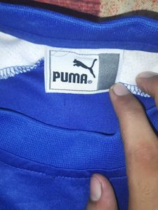 Blue Puma Football Jersey