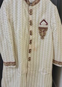 Elegant Cream Sherwani