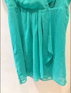 Forever 21 Green Sleeveless Dress