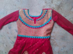 Anarkali Dupptta And Pant