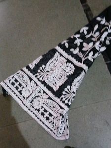 Elegant Black Embroidered Kurta