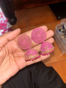 🌟5 JHUMKA COMBO DEAL – A FESTIVAL OF ELEGANCE