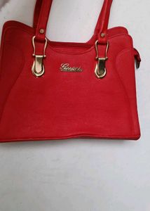 New Red Hand Bag
