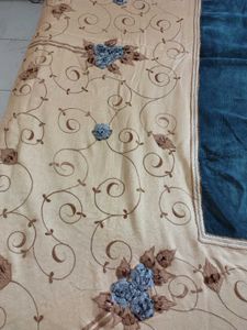 New unused satin Embroidered Bedsheet
