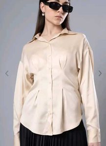 H&M Pleated Shirt