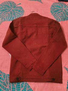 🔥limited Time Deal🔥 Red Denim Jacket.