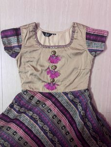 Ethnic Top and Skirt Set