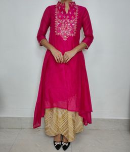 Rani Pink Kurta For Women