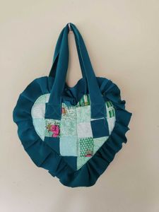 Quilted Heart Tote Bag