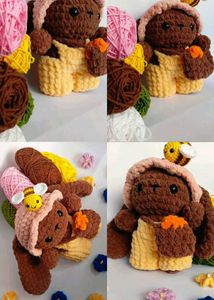 Crochet Bunny with Bee