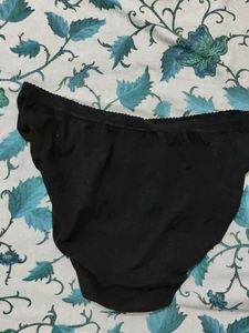 Black Lace Trim Panties
