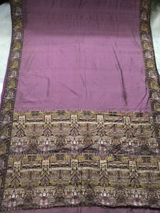 Vintage Inspired Purple Saree