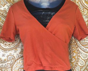 Forever 21 Ribbed Top - L