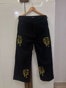 Black Jeans with Graphics