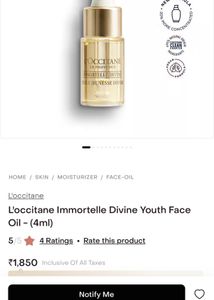 L&#39;Occitane Face Serum