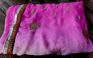 Pink Colour Saree