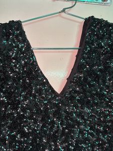 Black Sequence One Piece